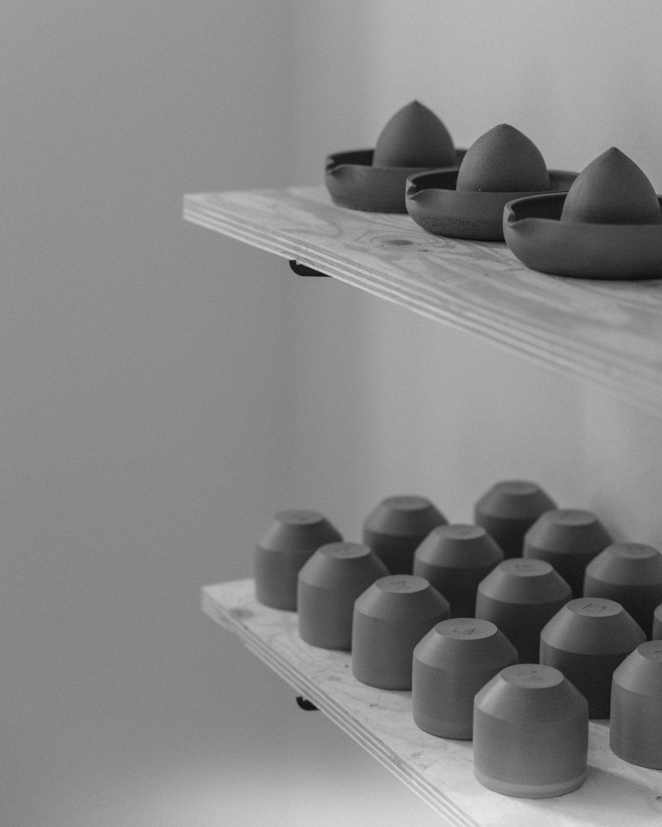 Espresso cup in clay