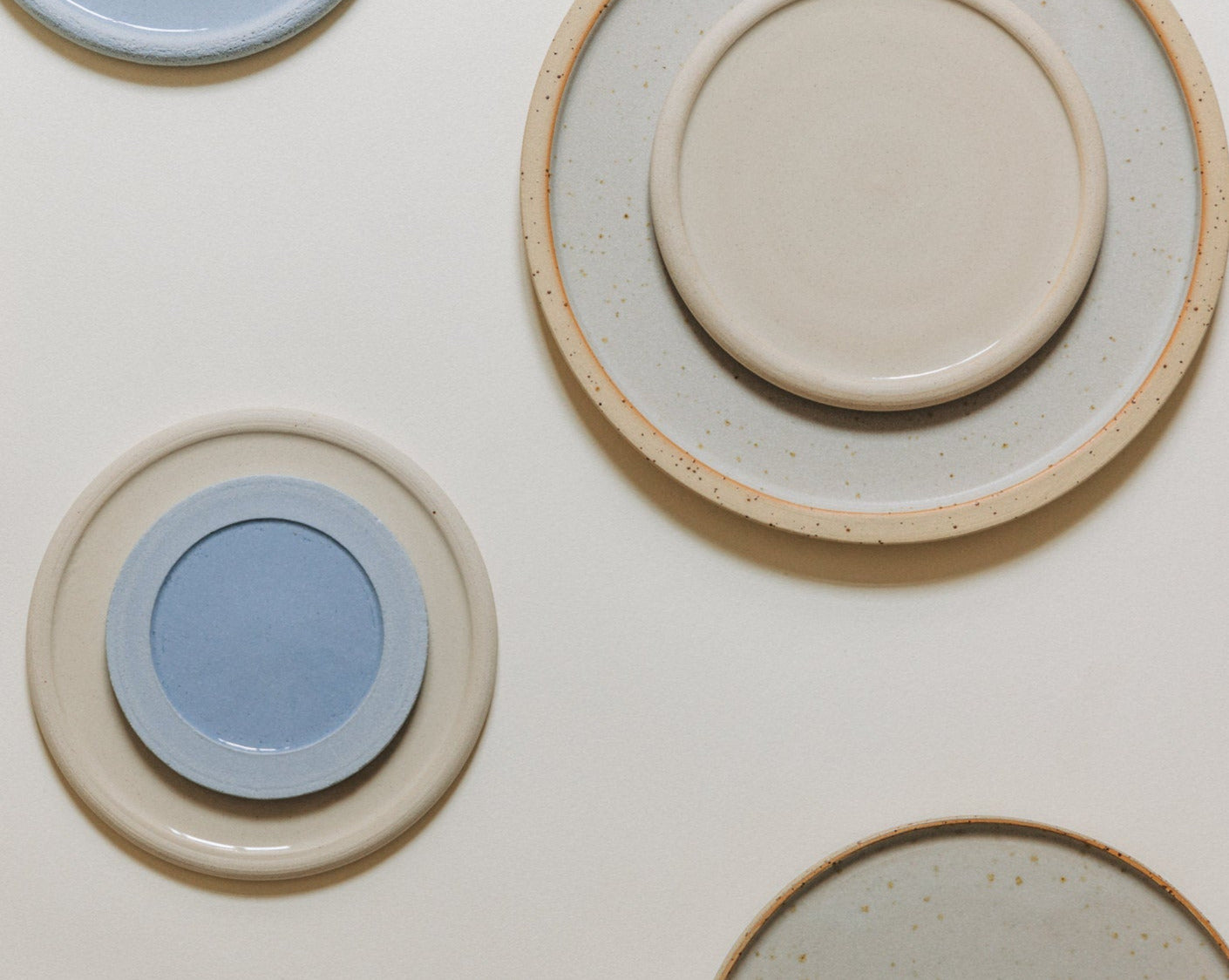 Plate S in clay