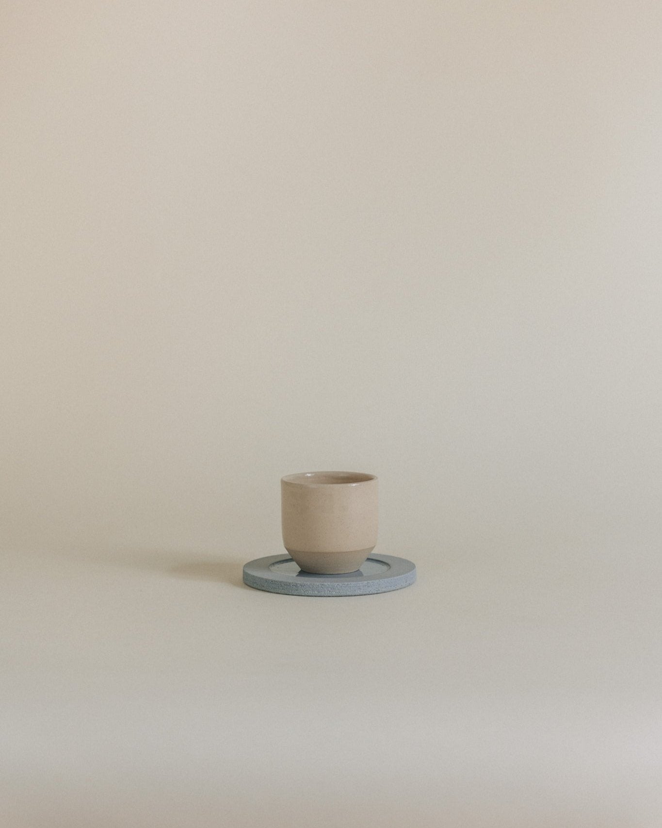Espresso cup in clay