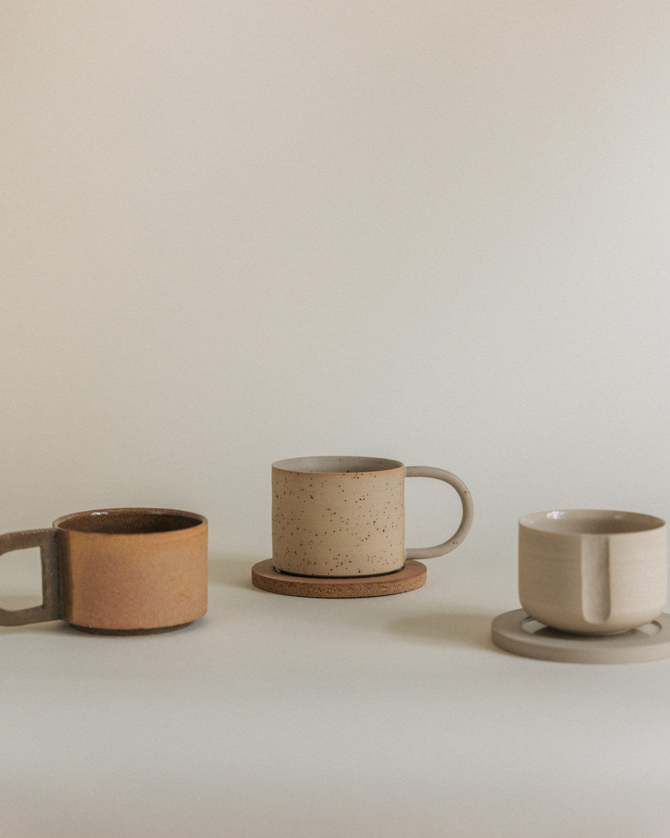 Simple mug in sand