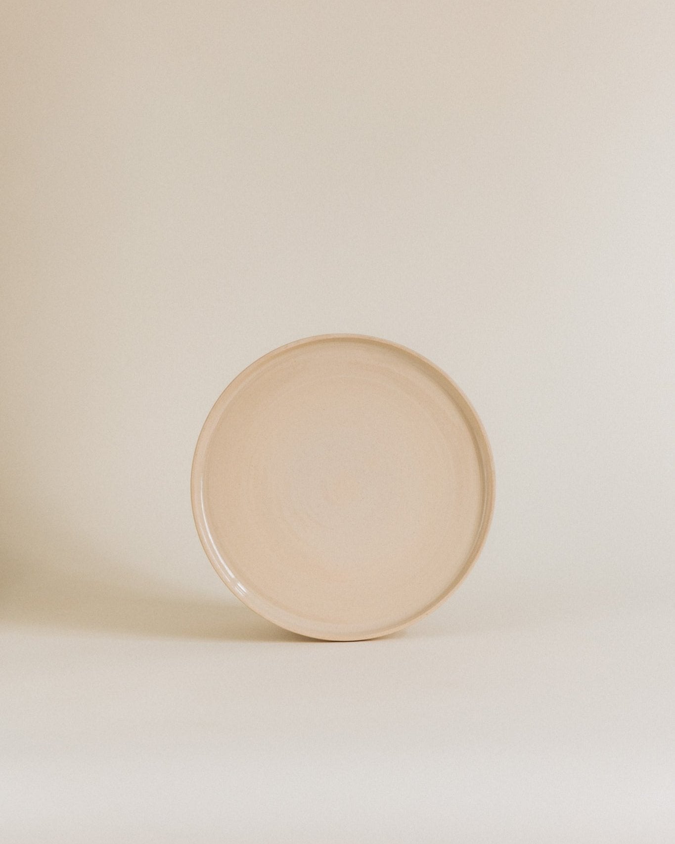 Plate M in clay
