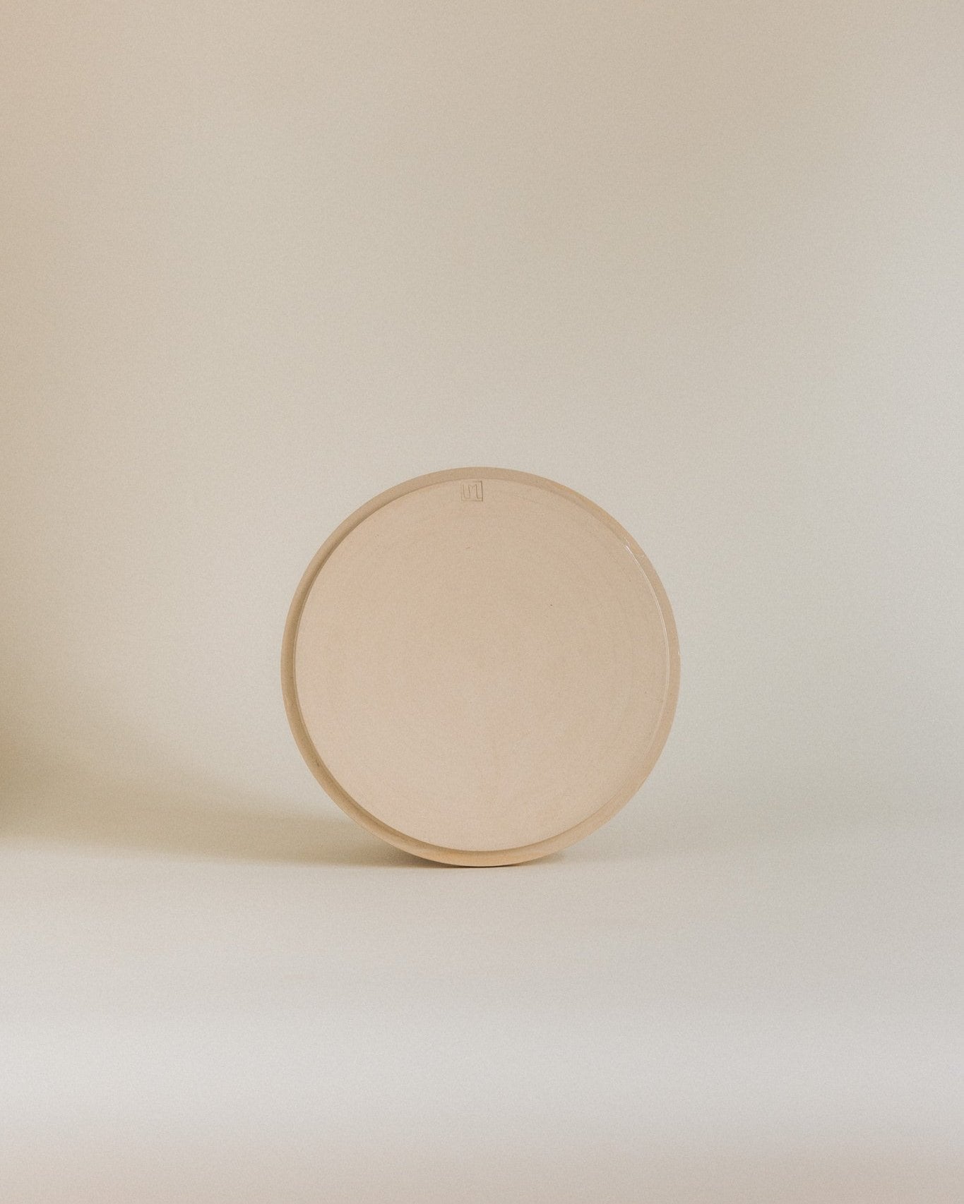 Plate M in clay