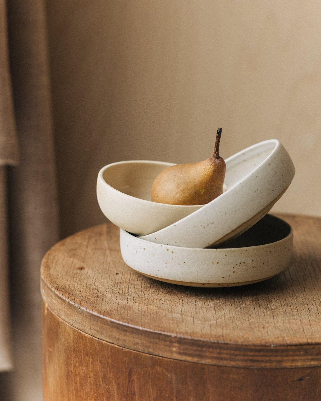 Dessert bowl in sand