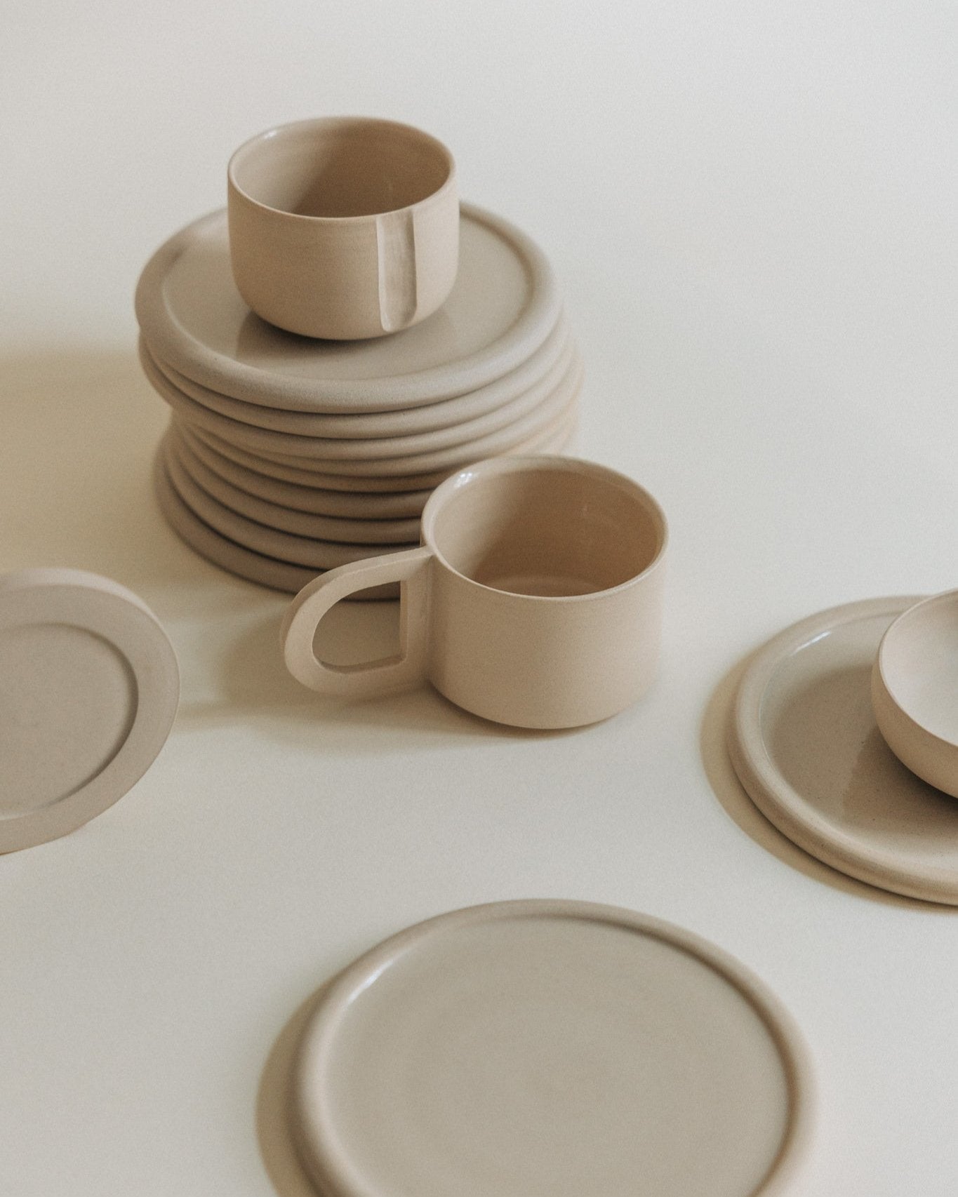 Plate S in clay