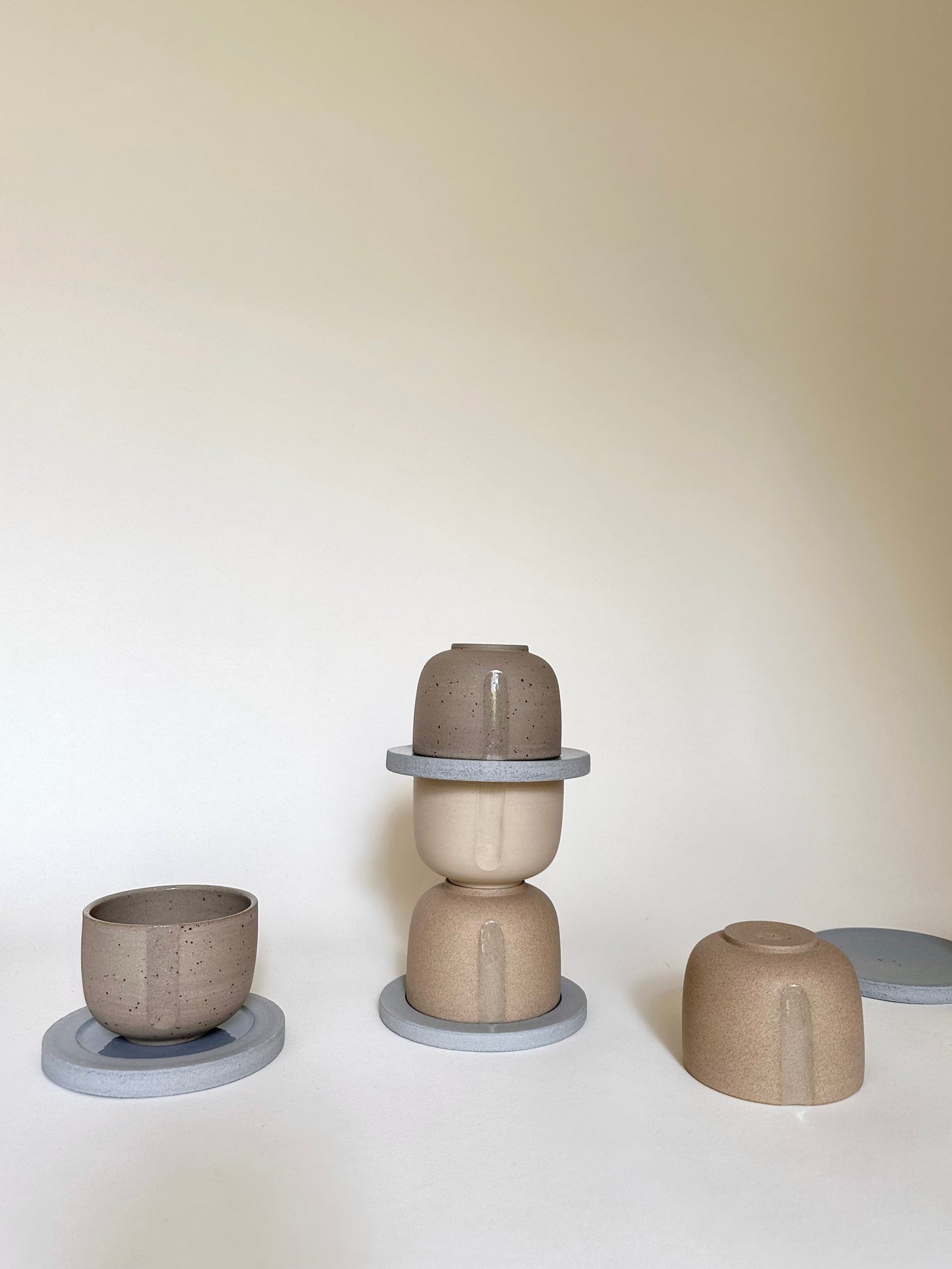 Carved cup sandstone