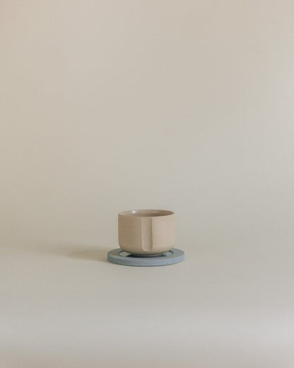 Carved cup in clay