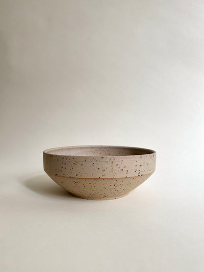 Salad bowl in sand