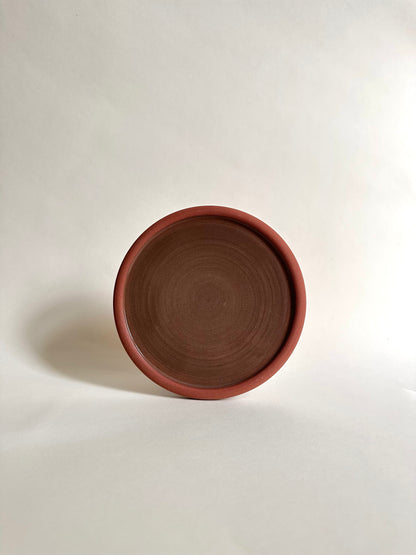Plate S in red