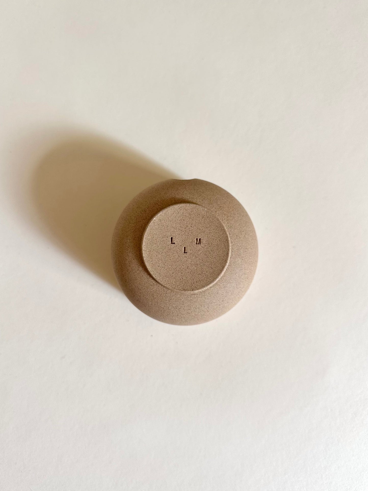Carved cup sandstone