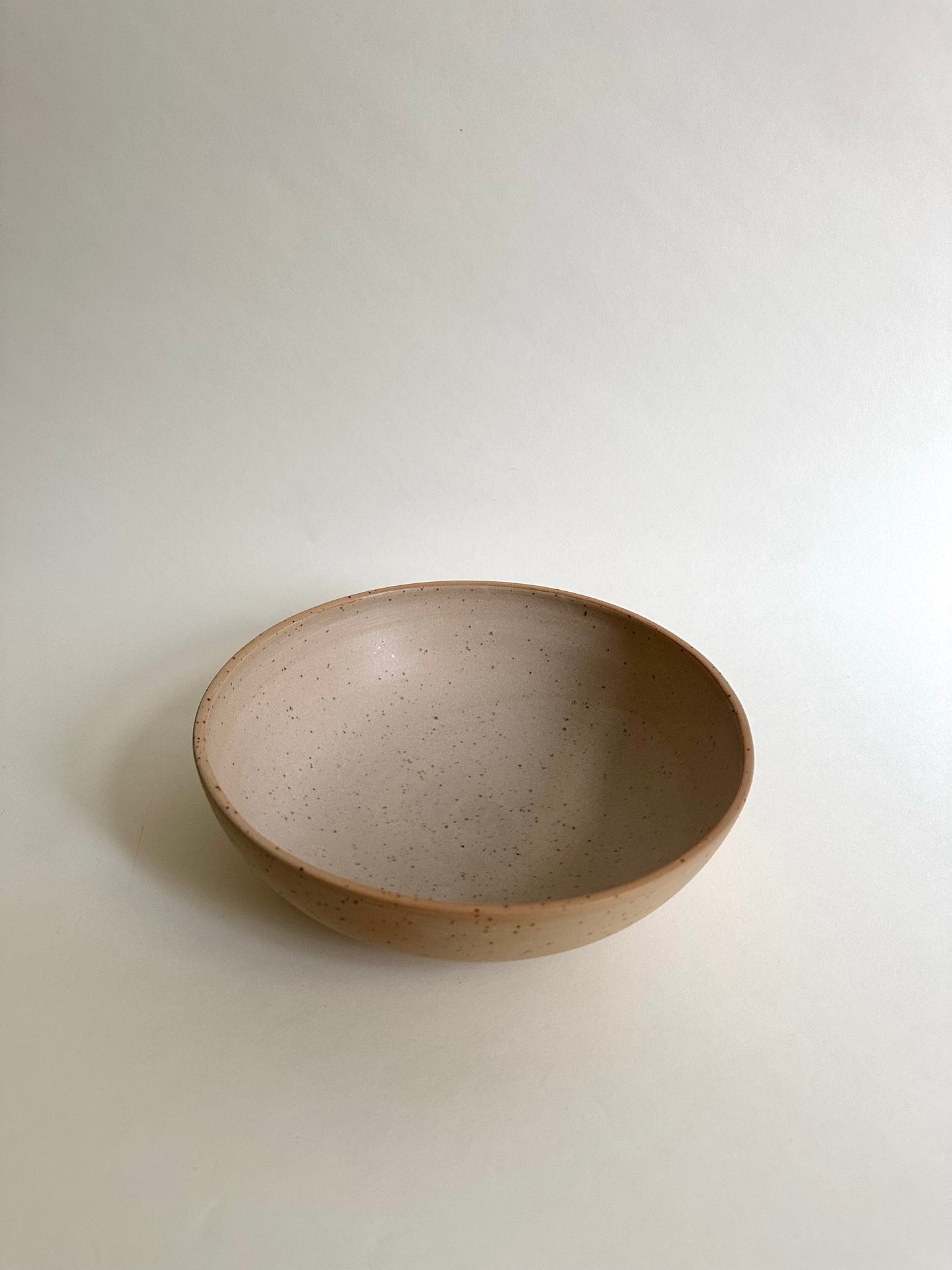 Salad bowl in sand